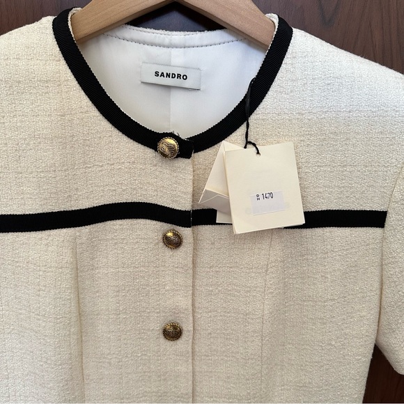 New Sandro Tweed Dress - Picture 6 of 7